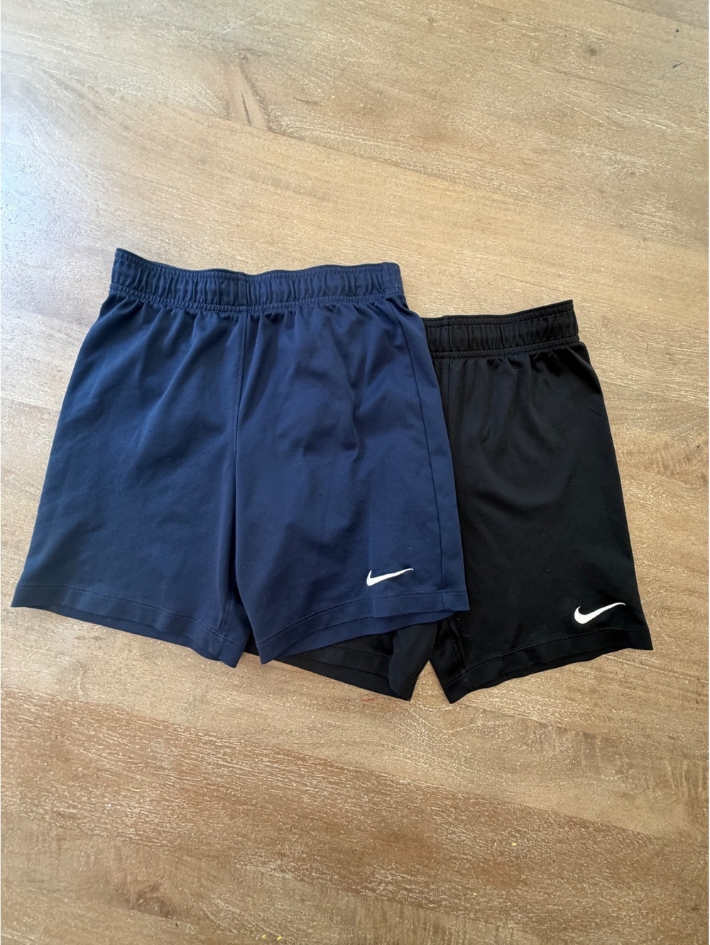 Nike Dri-FIT Athletic Boys' Shorts 2-Pack Black and Navy Size M